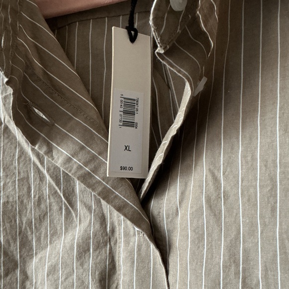 Banana Republic Brown Striped Casual Shirt - Picture 4 of 4